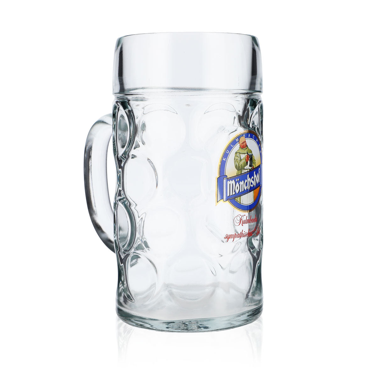 Kulmbacher Reichelbräu Beer Glass 1l Mug Kulmbach's pleasant beer – View 2