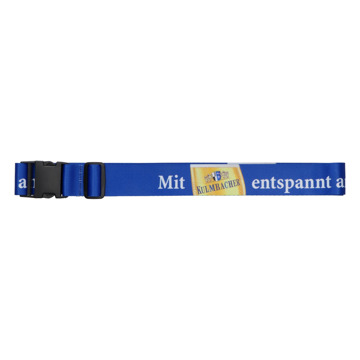 Kulmbacher Reichelbräu Beer Suitcase Strap Travel Accessory Suitcase Strap Blue