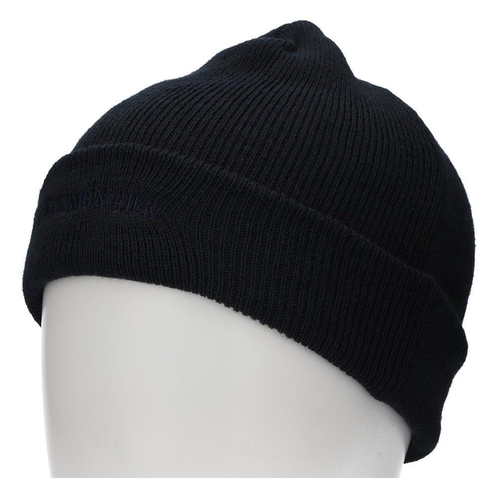Kulmbacher Reichelbräu Beer Wool Beanie with Embroidered Logo, Black, in a Tin Can
