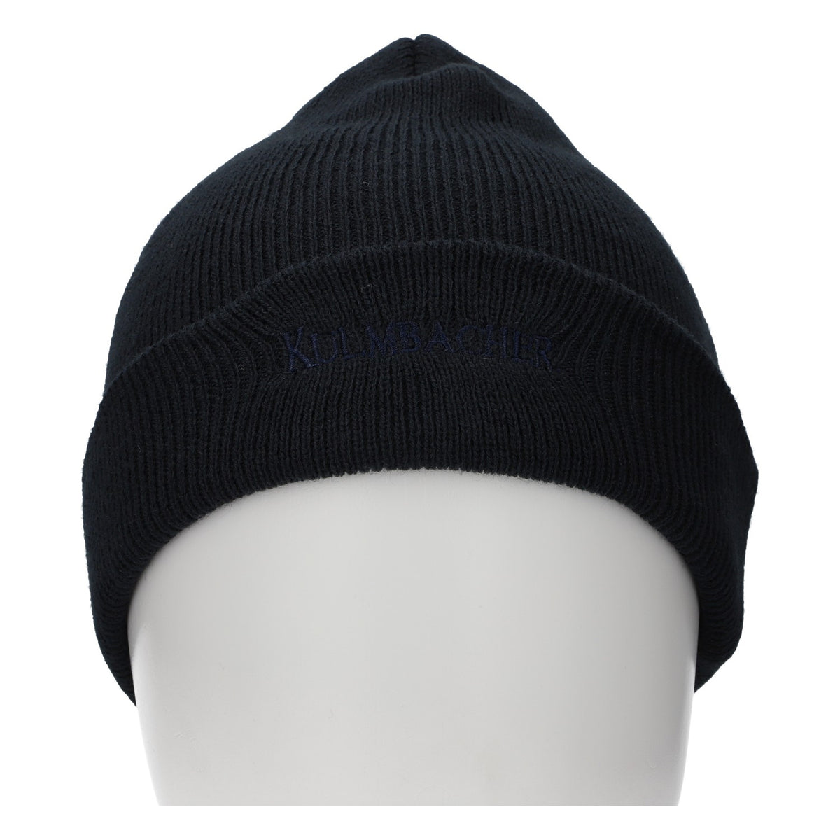 Kulmbacher Reichelbräu Beer Wool Beanie with Embroidered Logo, Black, in a Tin Can – View 2
