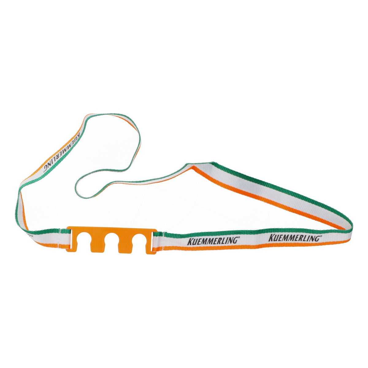 Kümmerling liqueur 3x bottle holder lanyard orange/white/green