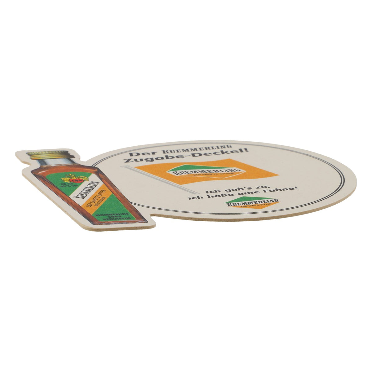 Kümmerling liqueur beer mat coaster Zugabe lid – View 3