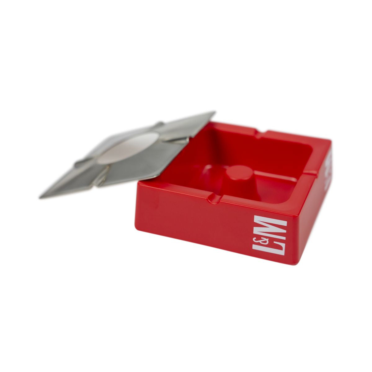 L&M Ashtray Cigarette Holder Smoker's Tray Solid Heavy Windshield – View 2