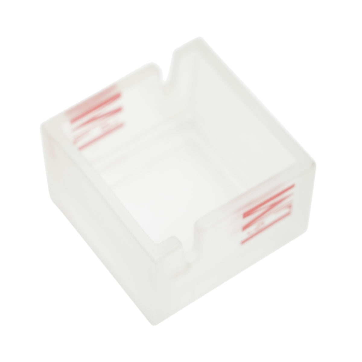 L&M Cigarette Ashtray Frosted Design Square Solid Smoke Bar – View 2
