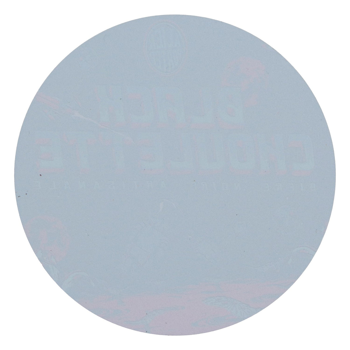 La Choulette Beer Coaster "Black Choulette" Round Plate, New, Green – View 3