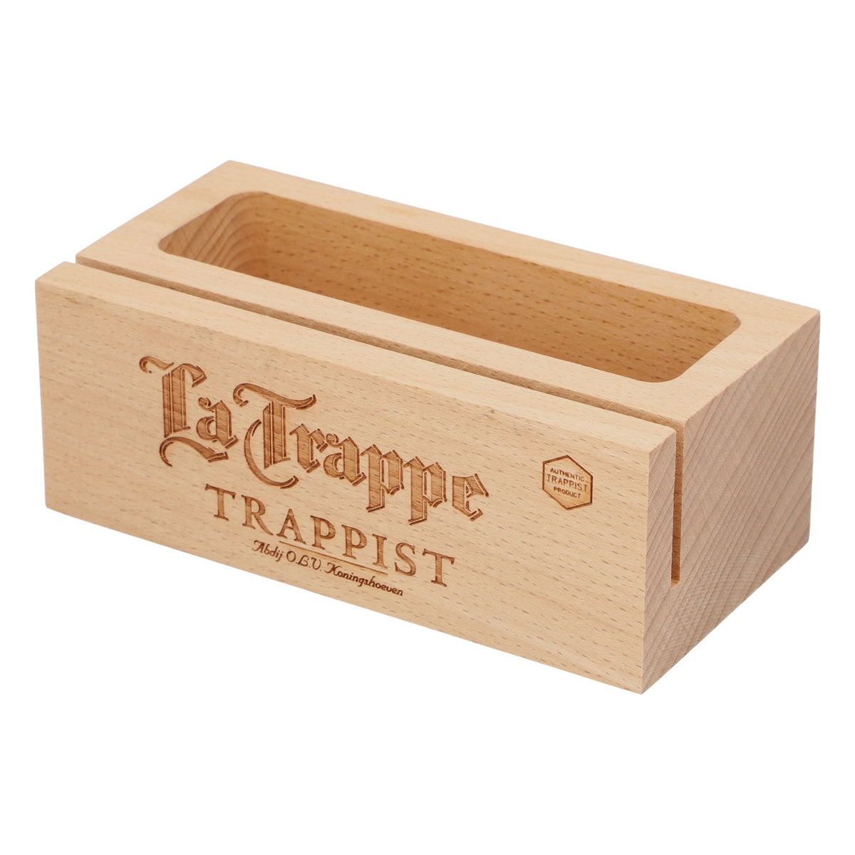La Trappe Beer Table Display Card Holder Price Board Real Wood – View 4