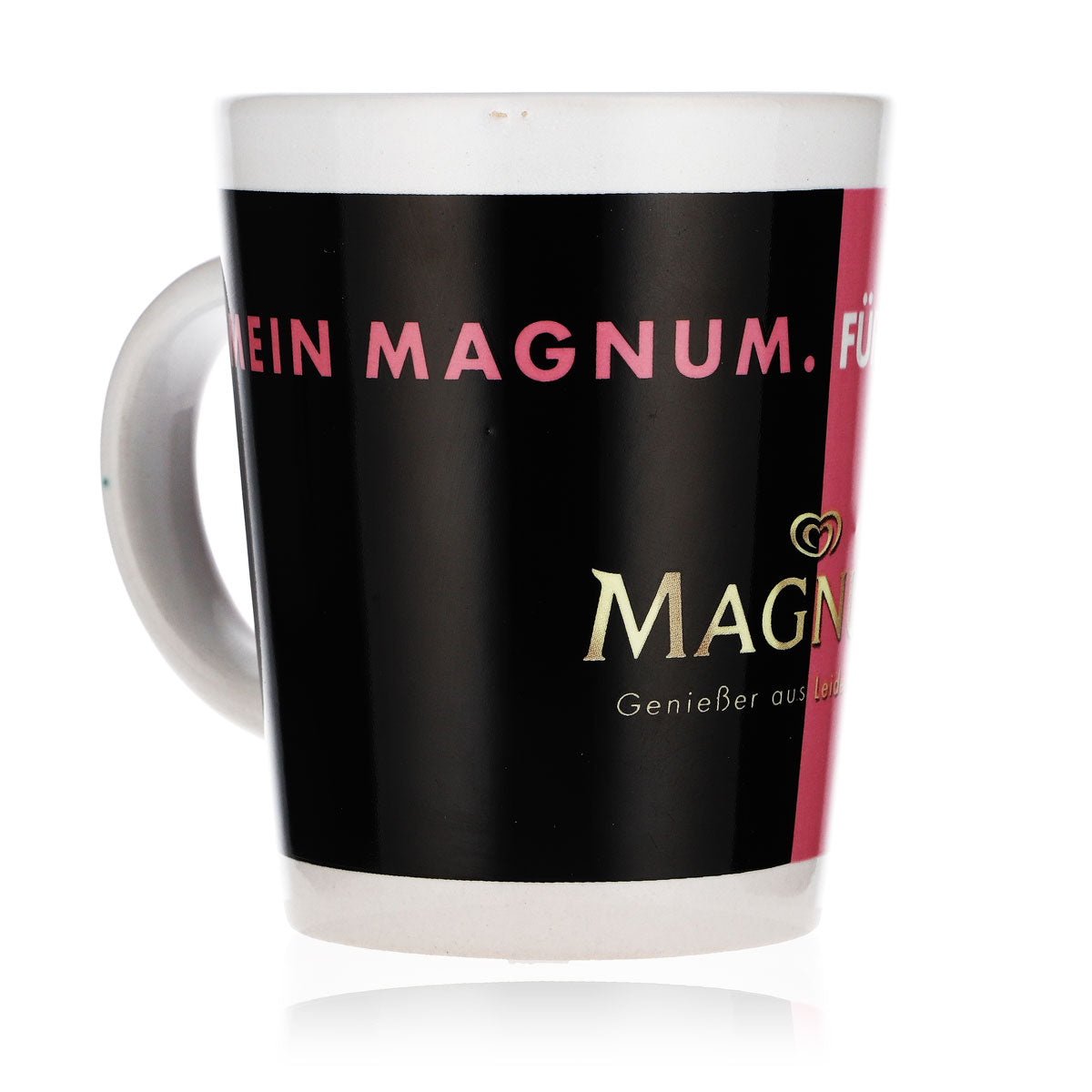 Langnese Ice Glass Coffee Mug, Black/Pink, "My Magnum for Every Moment" Mug – View 2