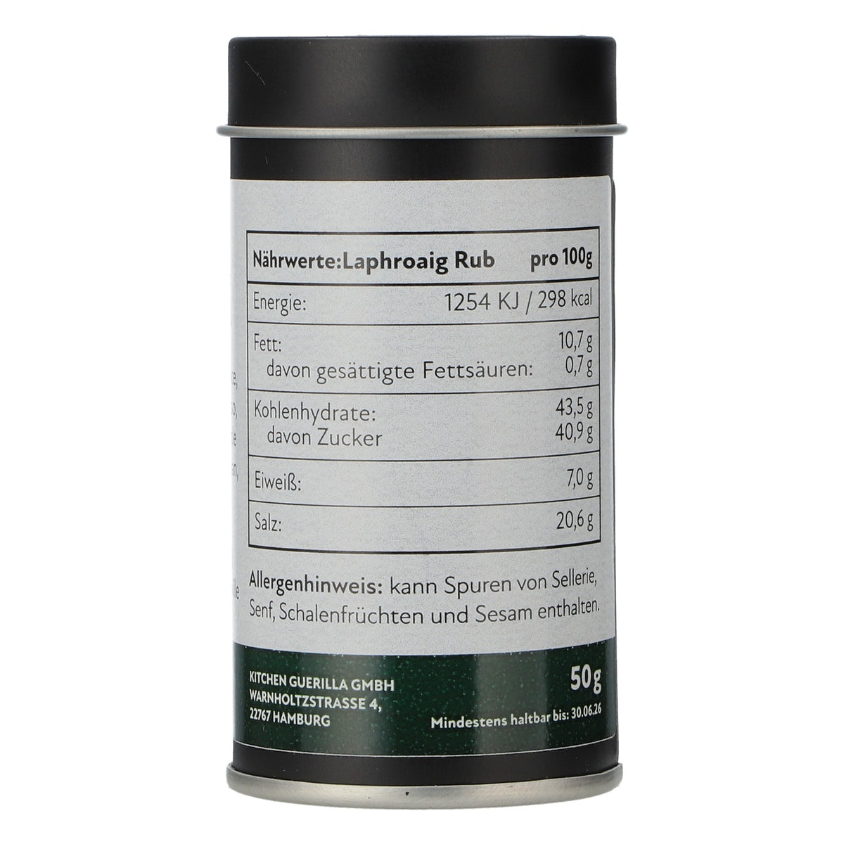 Laphroaig Whiskey Tin incl. Spice Mix 50g For meat/fish/vegetables – View 3