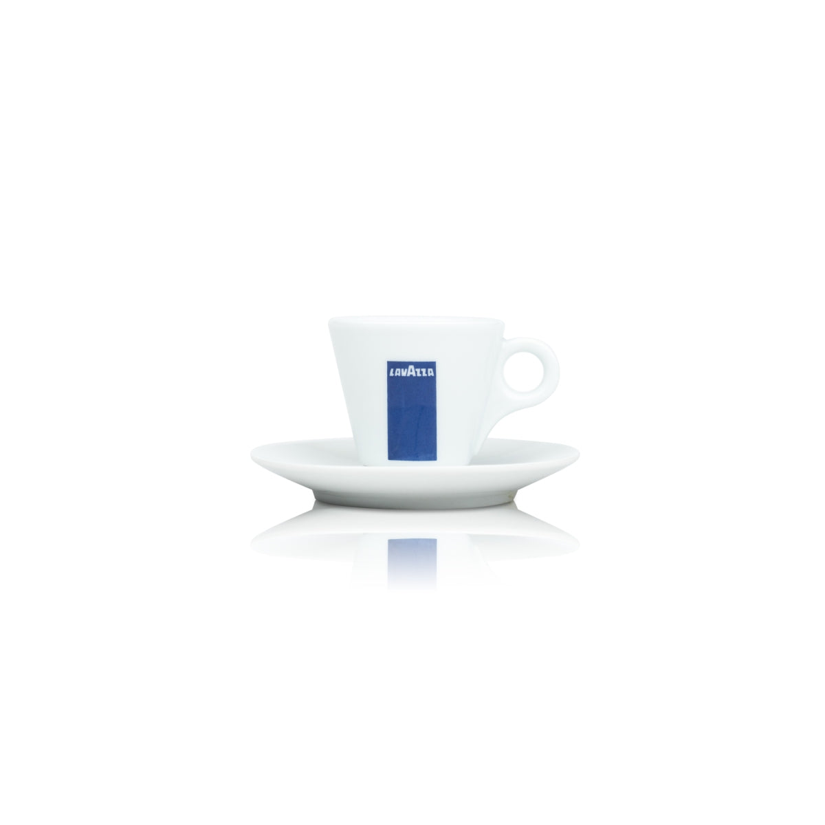 Lavazza Coffee Cup Espresso 60ml incl. Coaster Saucer Plate Glass