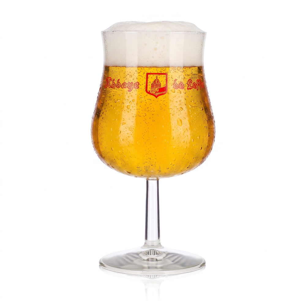Leffe Beer Glass, Goblet, 0.25 L, Stemmed Glass, Abbaye De Leffe, Leerdam Glass