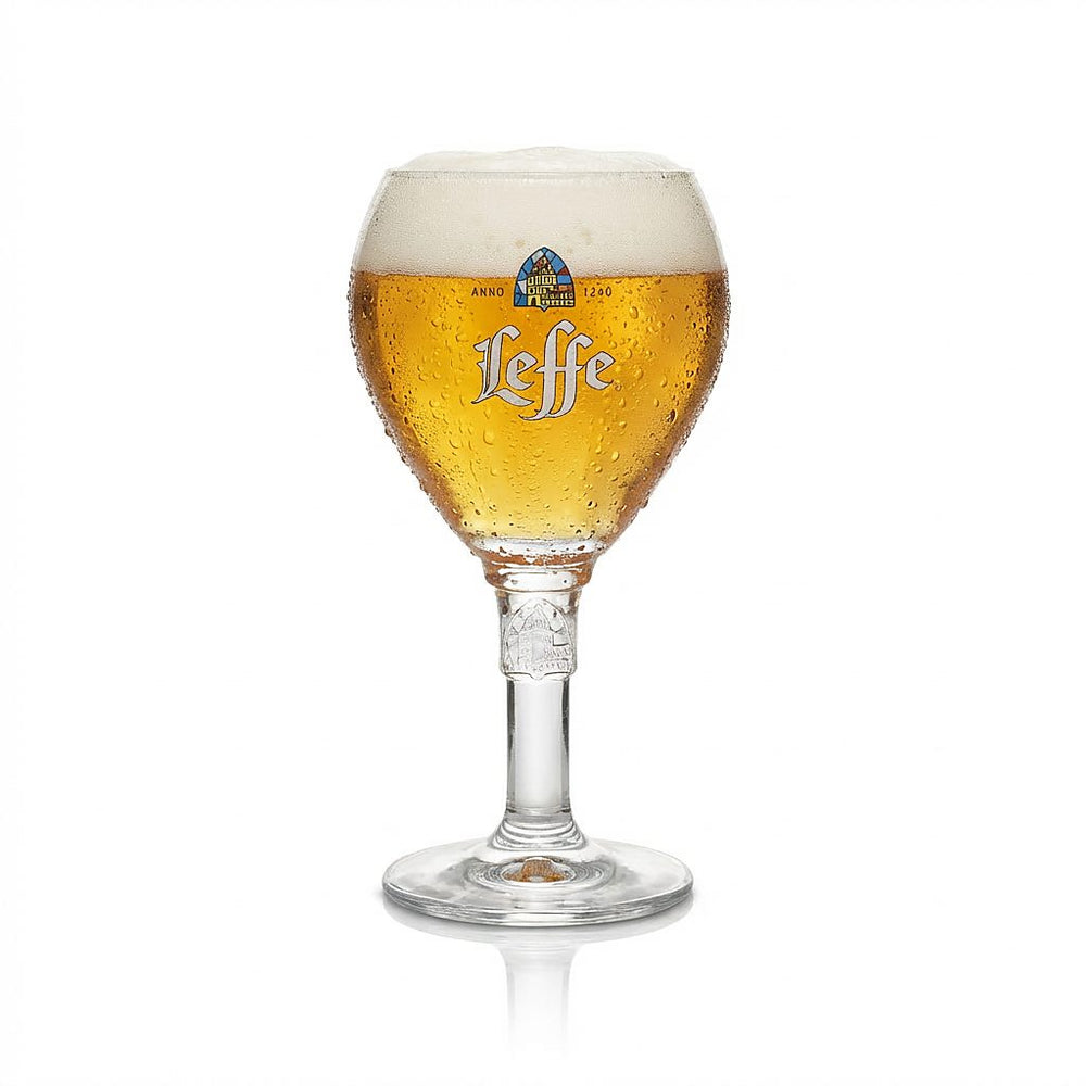 Leffe Beer Glass 0.33l – Design Goblet Trophy Glasses Belgian Beer Blonde Brown