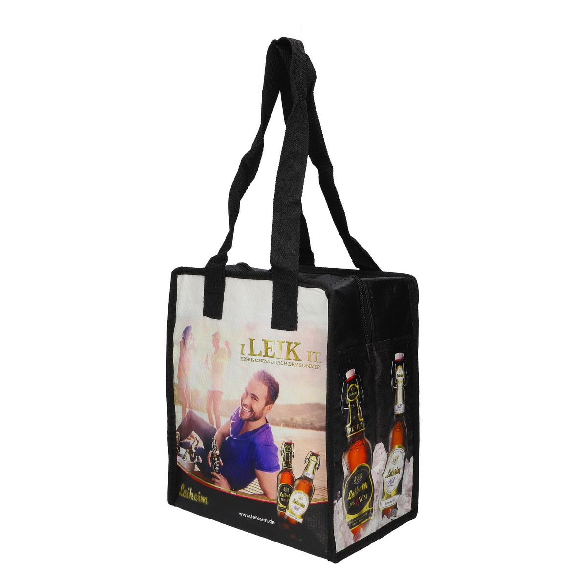 Leikeim Beer Cooler Bag, ISO, Black, New, Blended Fabric