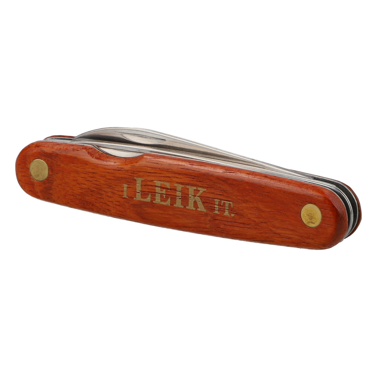 Leikeim Beer Pocket Knife Set: Knife, Fork, Bottle Opener, Multifunctional Tool – View 2