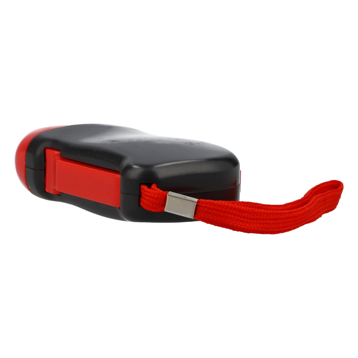 Leikeim Dynamo Flashlight, Black/Red, Constant Light, Lanyard – View 3