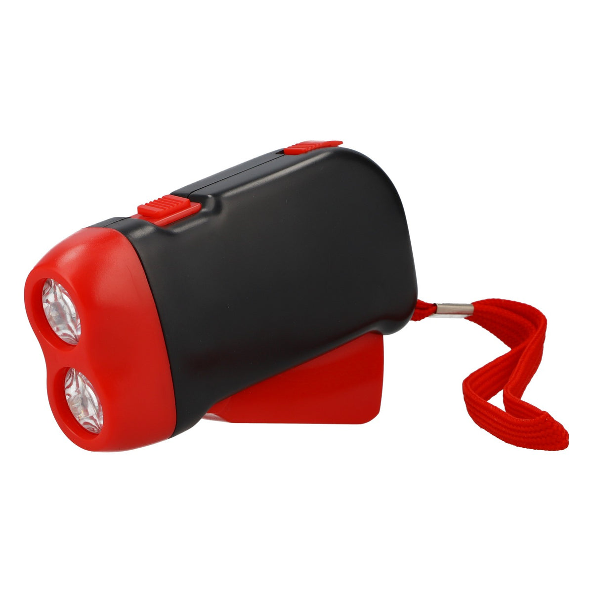 Leikeim Dynamo Flashlight, Black/Red, Constant Light, Lanyard – View 6