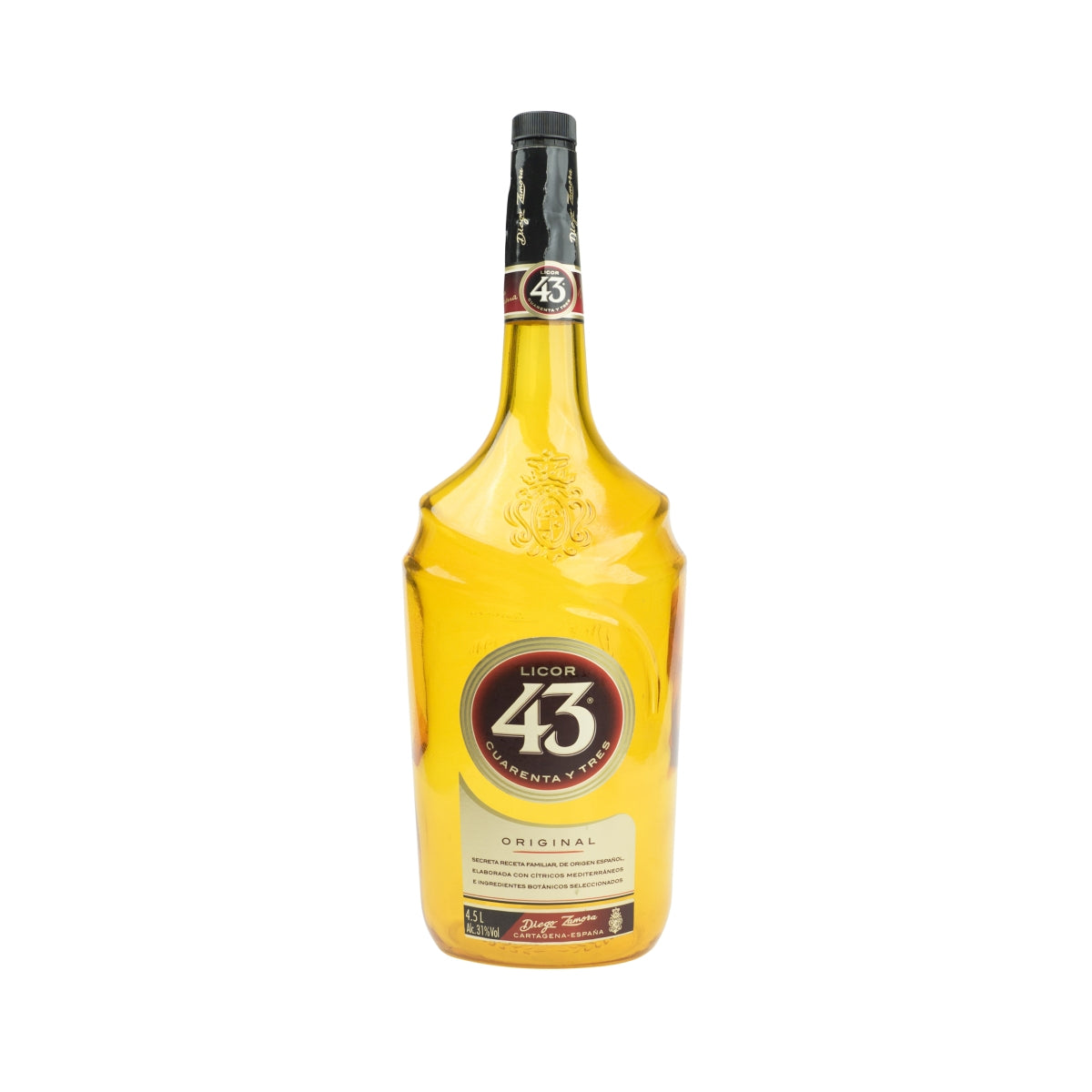 Licor43 4.5l show bottle empty dummy display empty bottle liqueur 43 bar decoration yellow