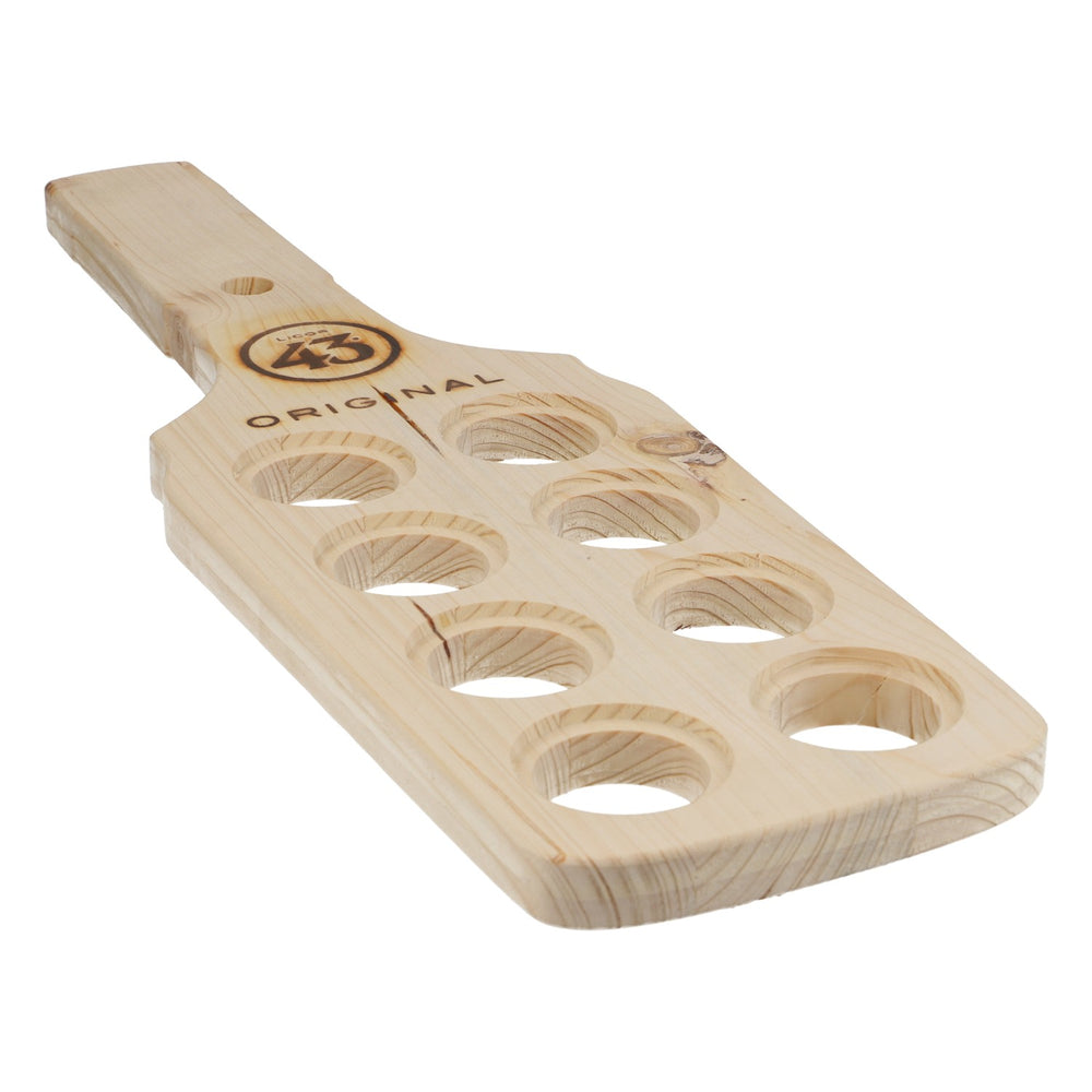 Liqueur 43 Liqueur Tablet Holder Meter Board Serving Tray for 8 Shot Glasses