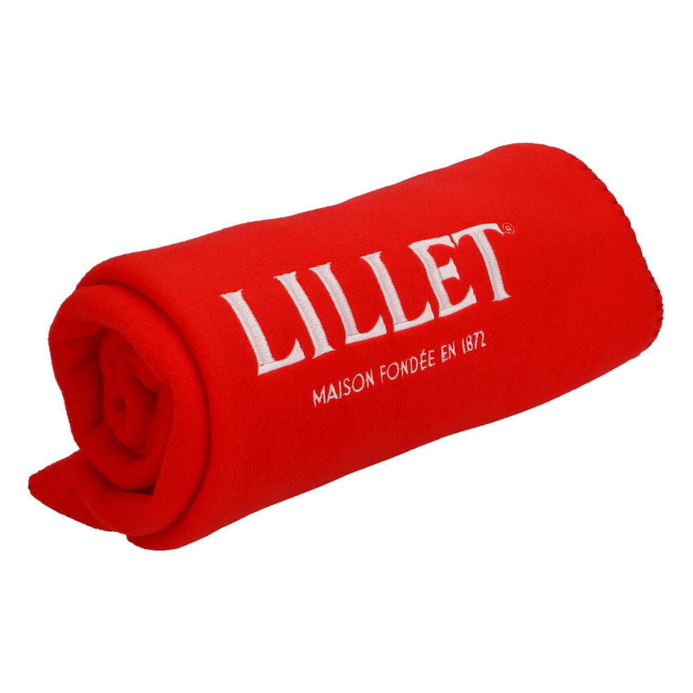 Lillet Aperitif Fleece Blanket Snuggle Blanket Beach Blanket Blanket Fleece Red