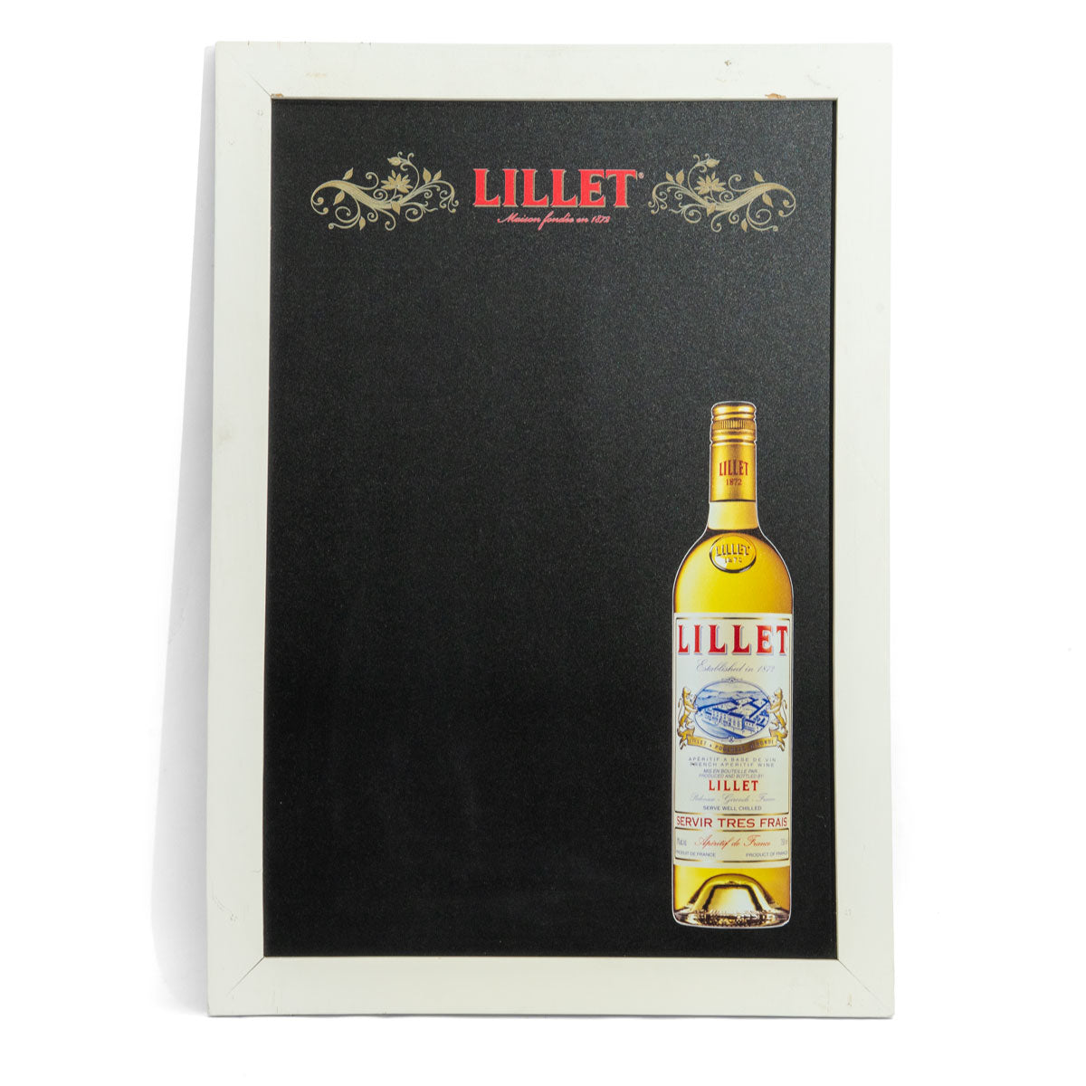 Lillet chalkboard advertising board catering board 60x42cm menu drinks food menu bar