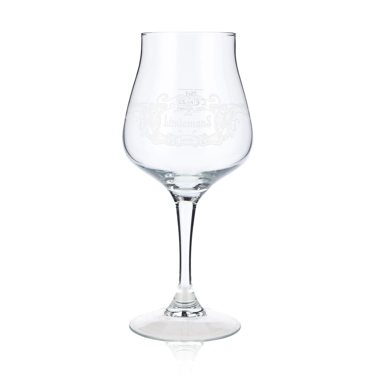 Lindemans Beer Beer Glass Glasses Glass Beer Glasses 0.25l Goblet White Decorated