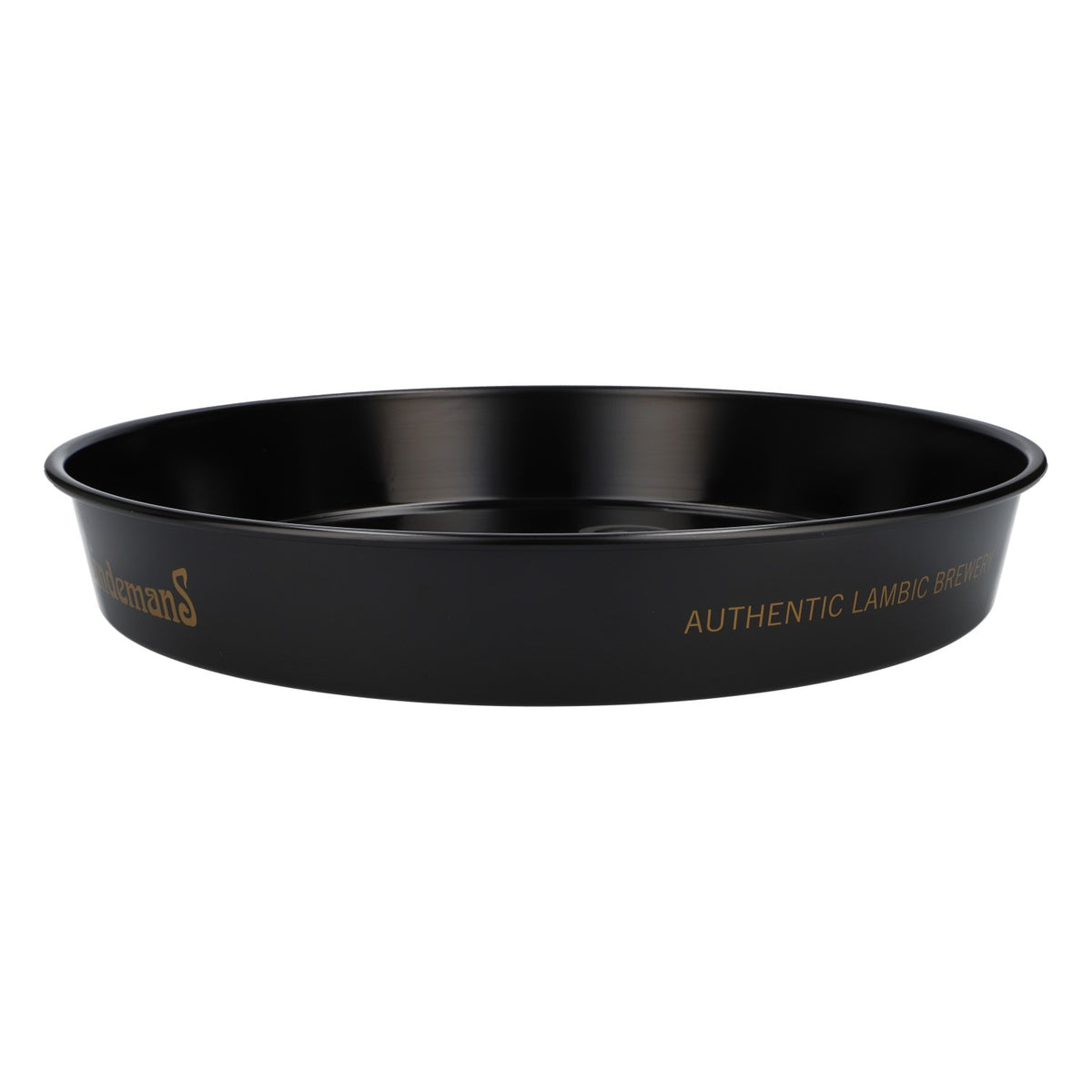 Lindemans Beer Tray Waiter's Tray Black High Rim 35cm Diameter – View 3
