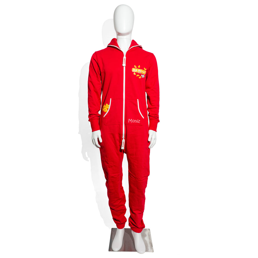 Lorenz Peanut Curls Jumpsuit Red Size M Moniz "Lock yourself out"