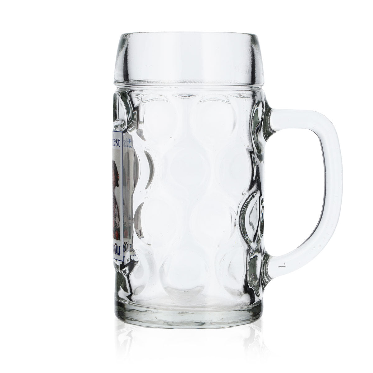 Löwenbräu beer glass Beer glasses 0.5l mug "Oktoberfest" Man with barrel – View 6