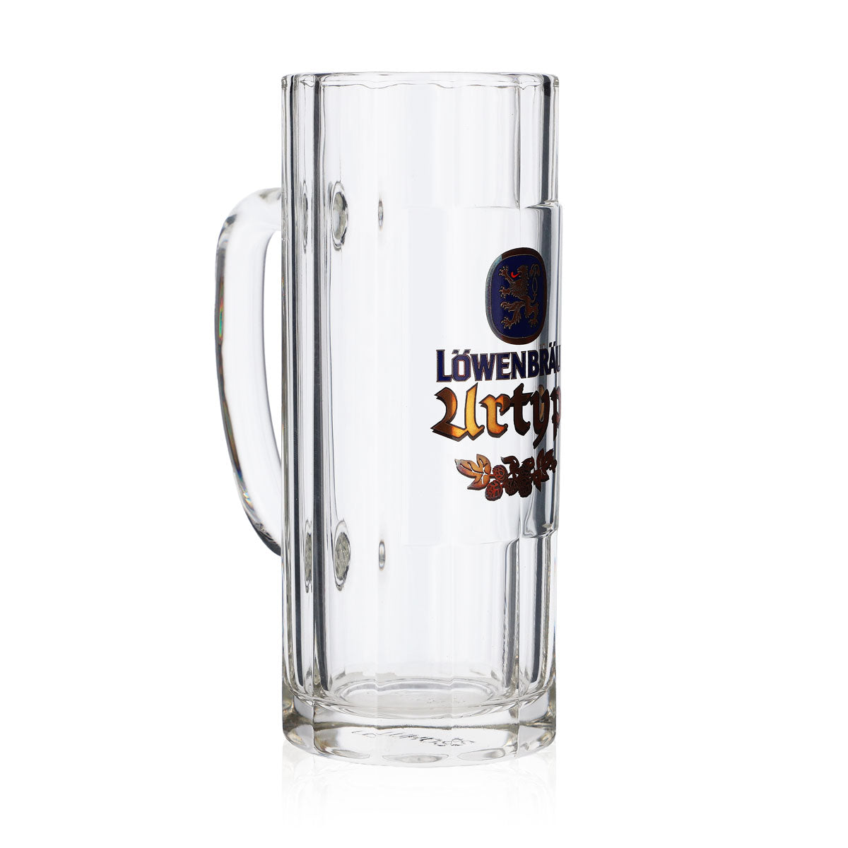Löwenbräu beer mug glass 0.3 l original tankard Seidel contour glasses brewery Bavaria – View 2