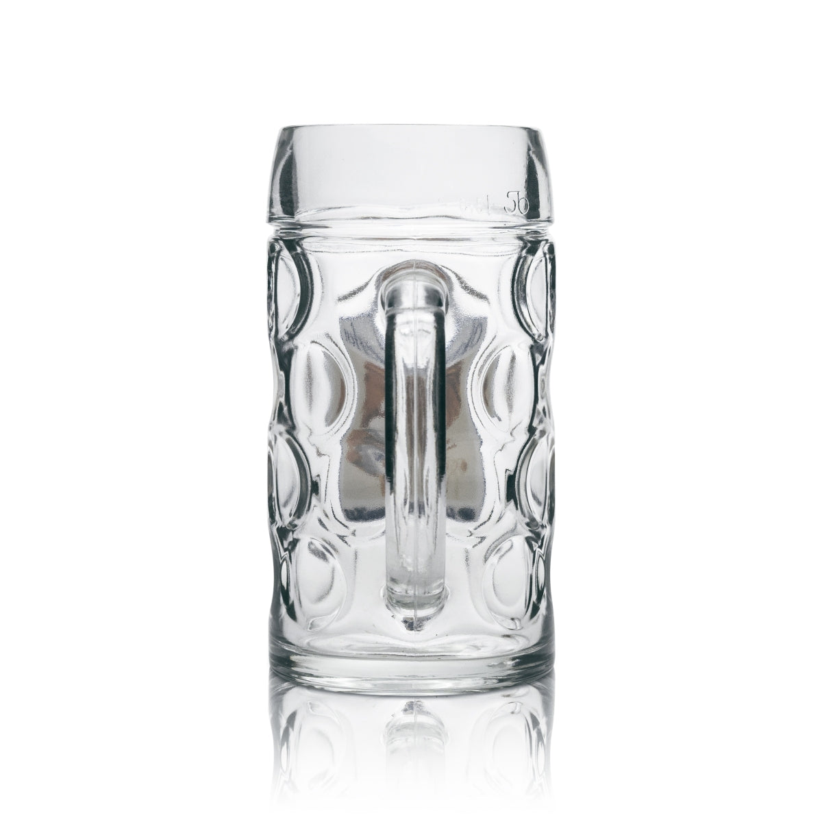 Löwenbräu 0.5-liter Oktoberfest Edition Beer Mug (Humpen, Seidel) with Dimples, Munich – View 4