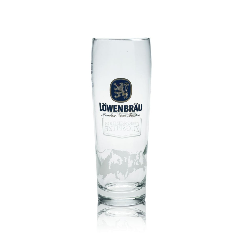 Löwenbräu Collector's Beer Glass 0.5l Zugspitze Design Special Edition for Enthusiasts
