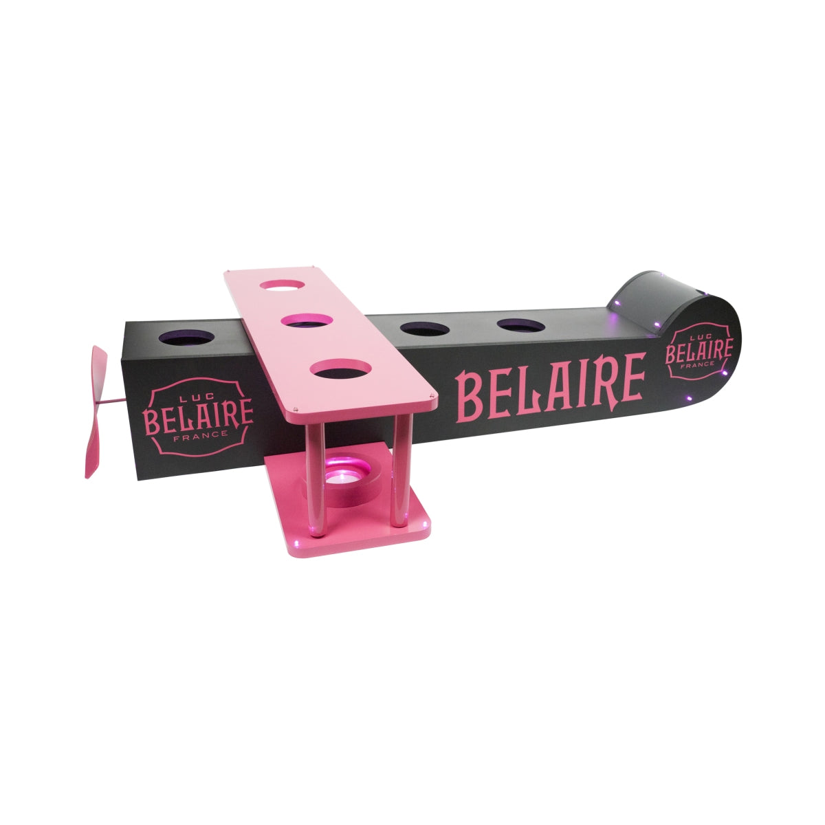 Luc Belaire Glorifier LED Sparkling Wine Plane Banner Display Stand Bar Decoration