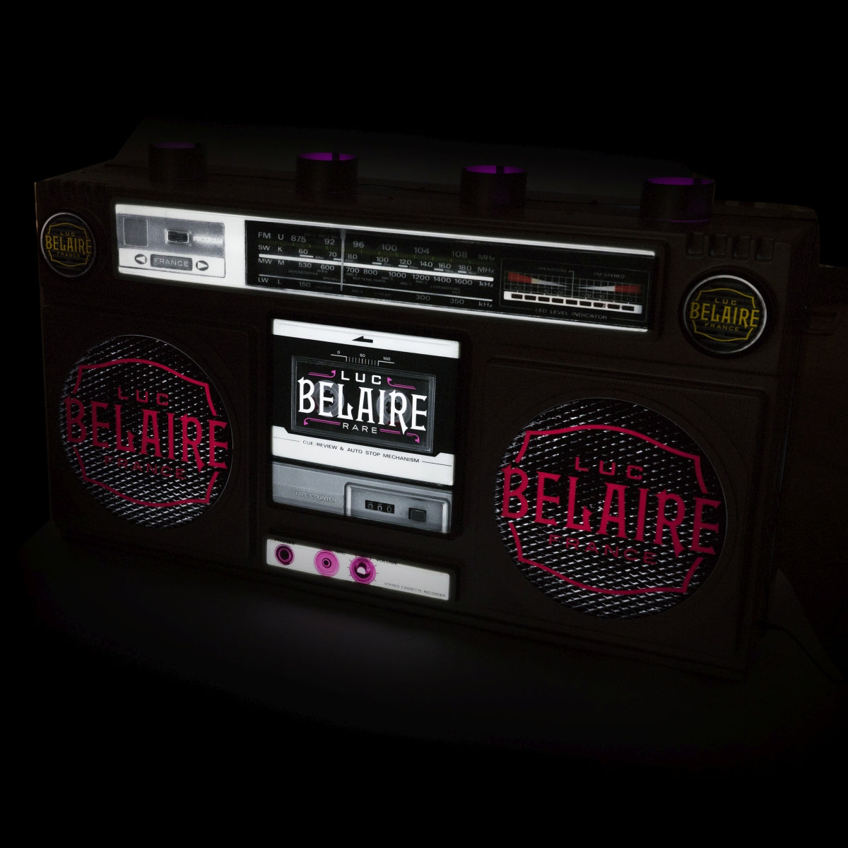 Luc Belaire Glorifier LED XXL Boombox Display Ghetto Blaster Stand Decoration Bar – View 2
