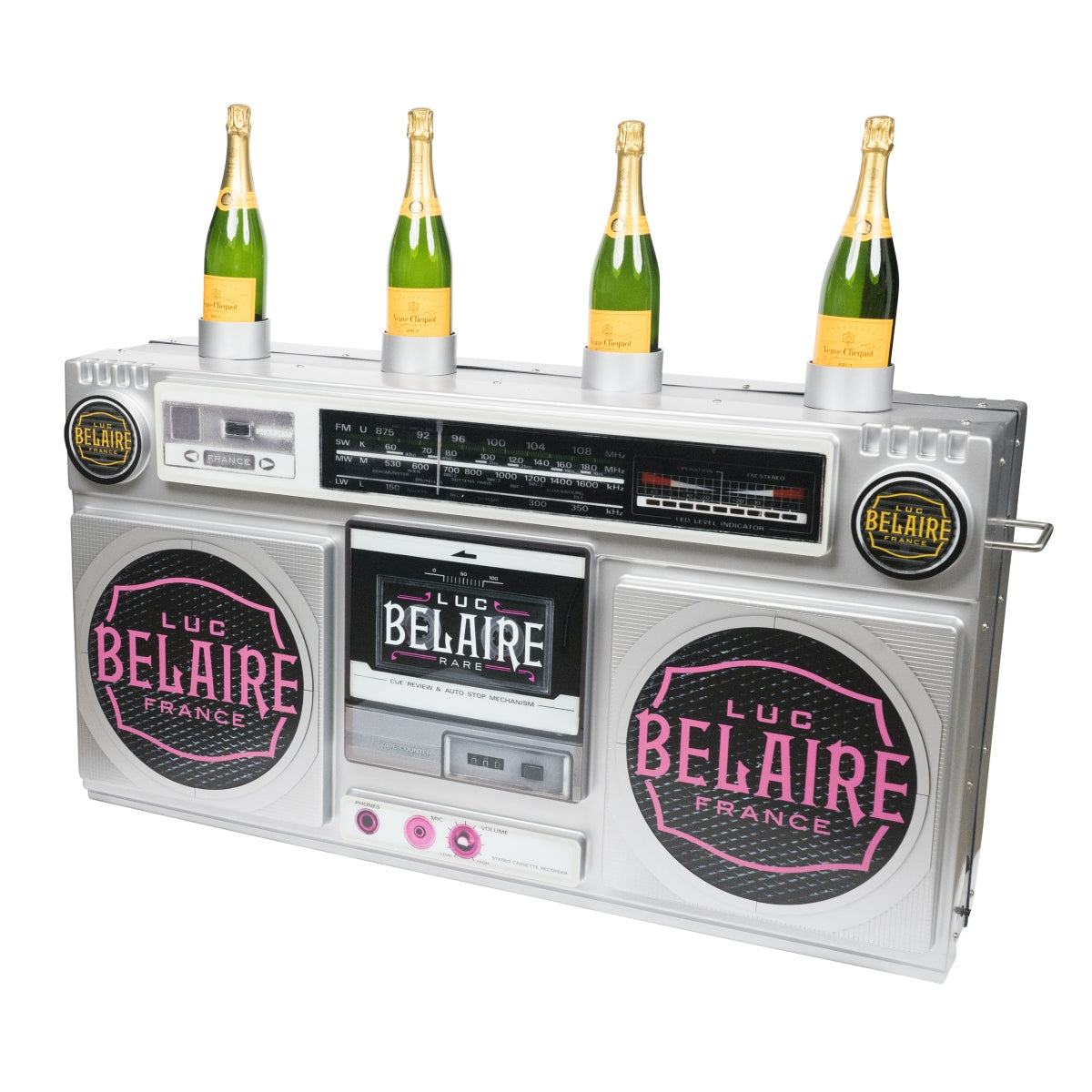 Luc Belaire Glorifier LED XXL Boombox Display Ghetto Blaster Stand Decoration Bar – View 4