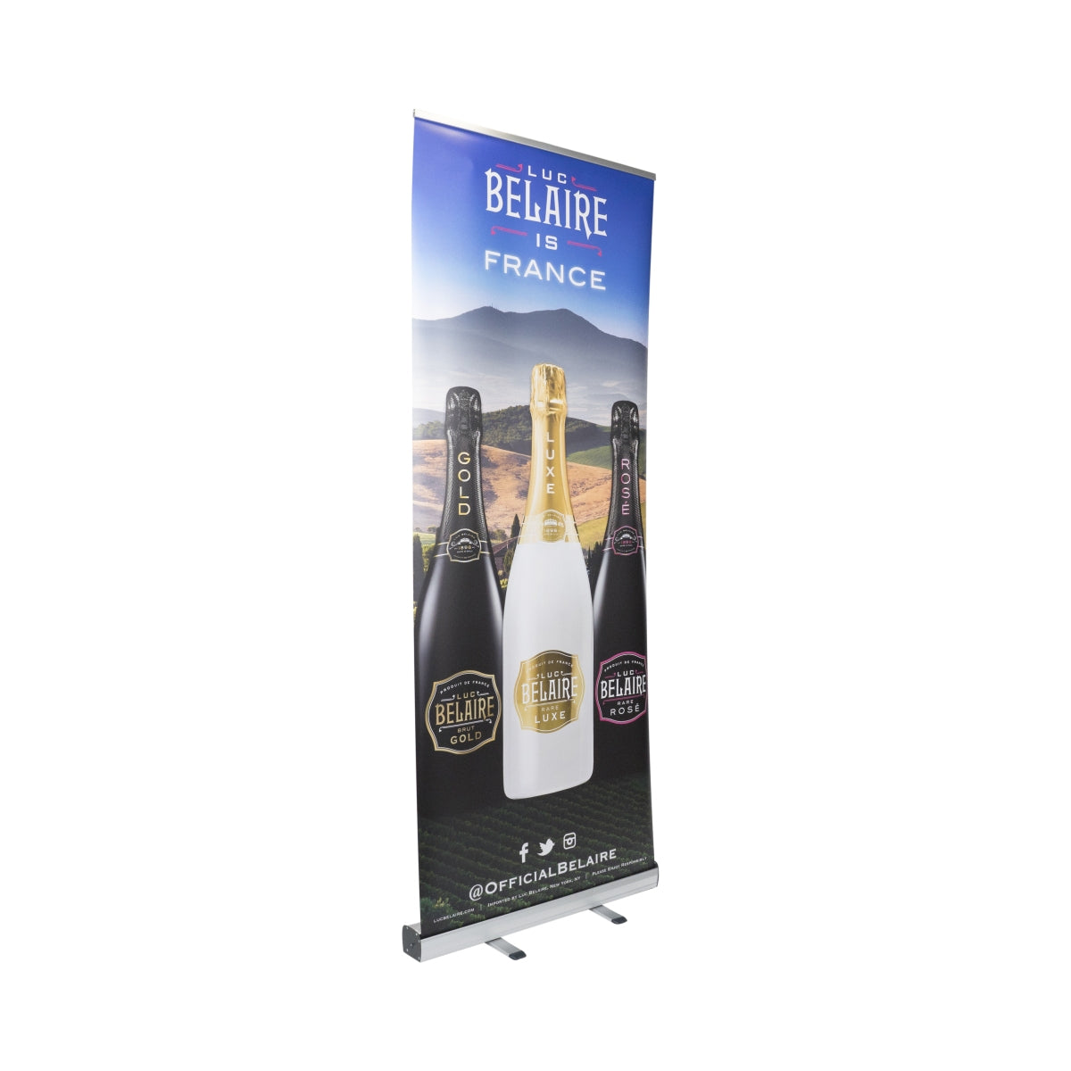Luc Belaire Trade Fair Display Spotlight Advertising Event