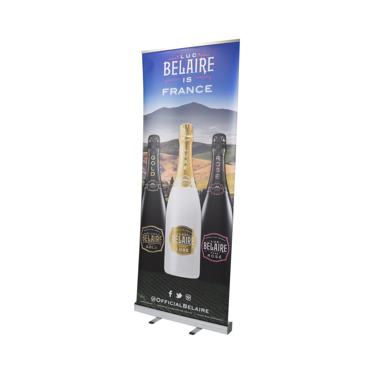 Luc Belaire Trade Fair Display Spotlight Advertising Event – View 2