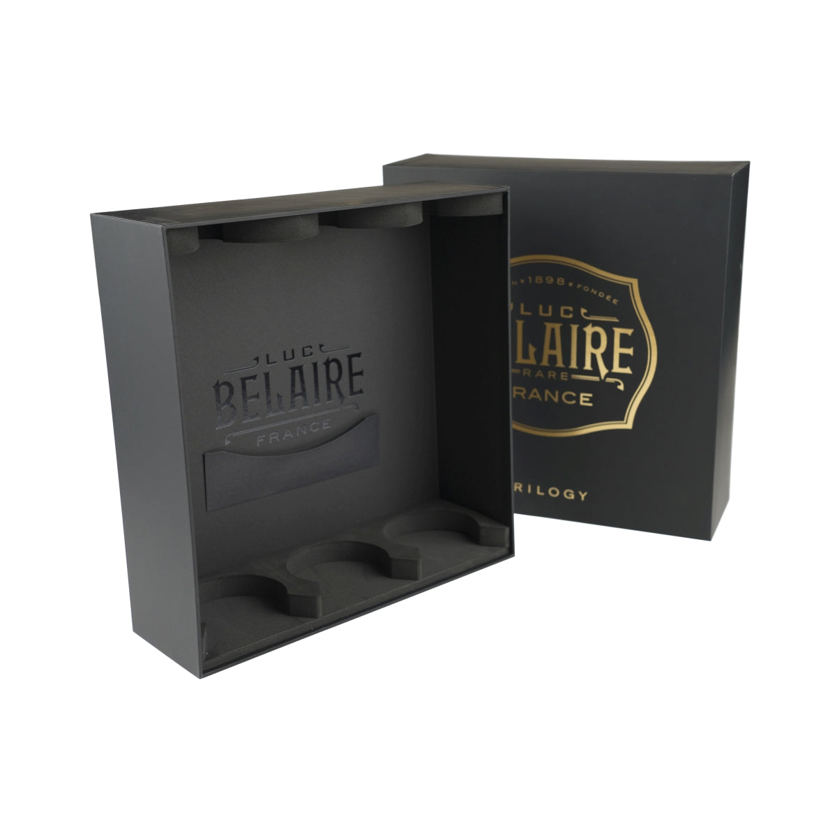 Luc Belaire Sparkling Wine Gift Box "Trilogy" 3 Bottles 0.75 L EMPTY (without contents) – View 2