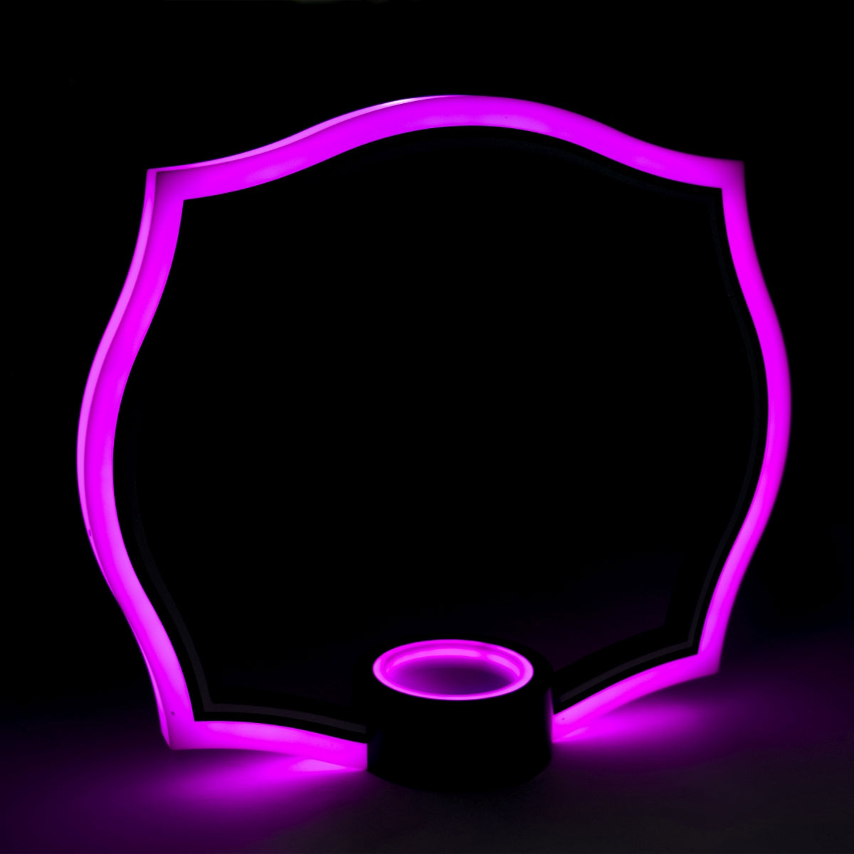 Luc Belaire Sparkling Wine Glorifier Handheld Bottle 0.7 L LED Neon Sign Rosé