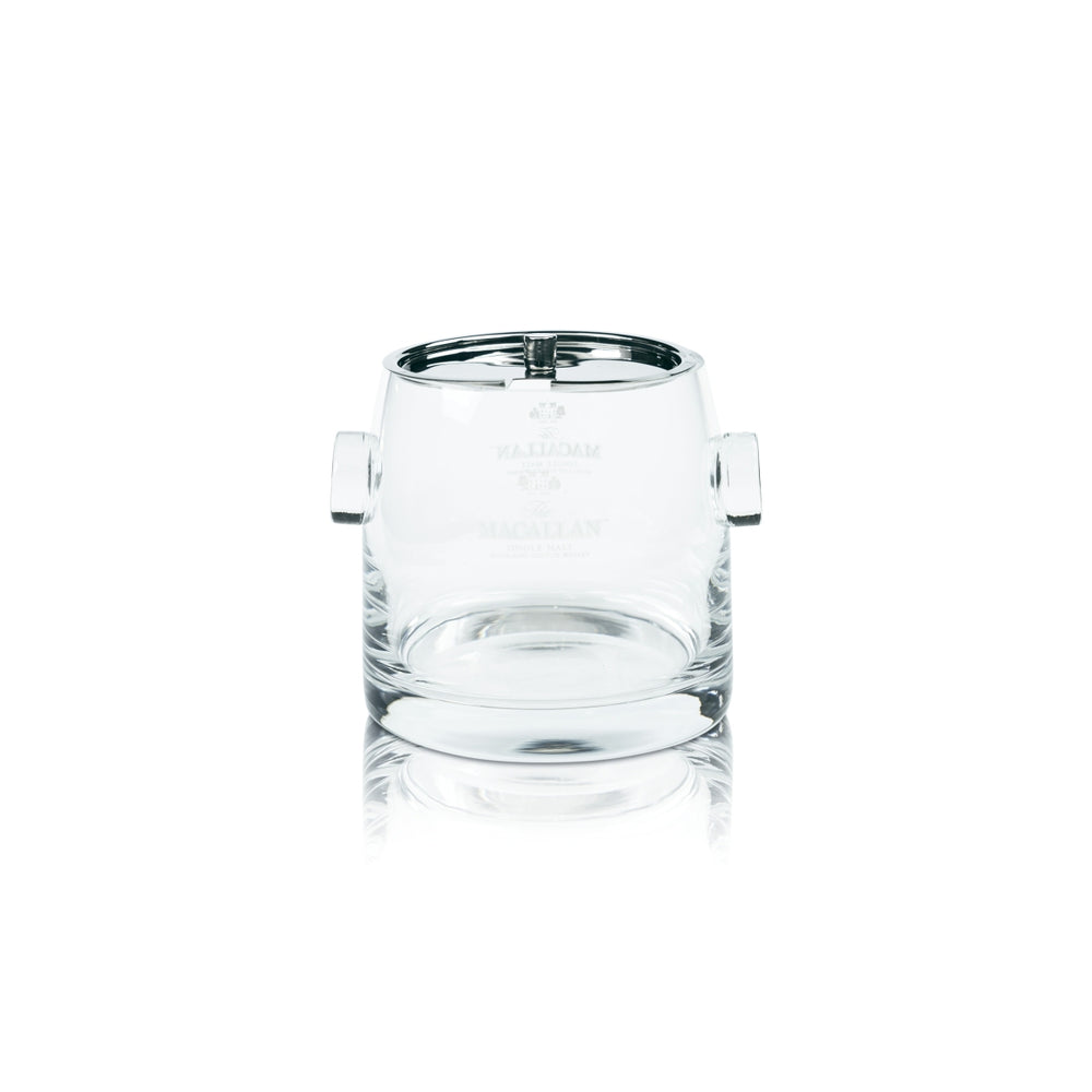 Macallan Whiskey Ice Cube Tray 5L Glass Cooler Box Bar Gastro Scotch Elegant