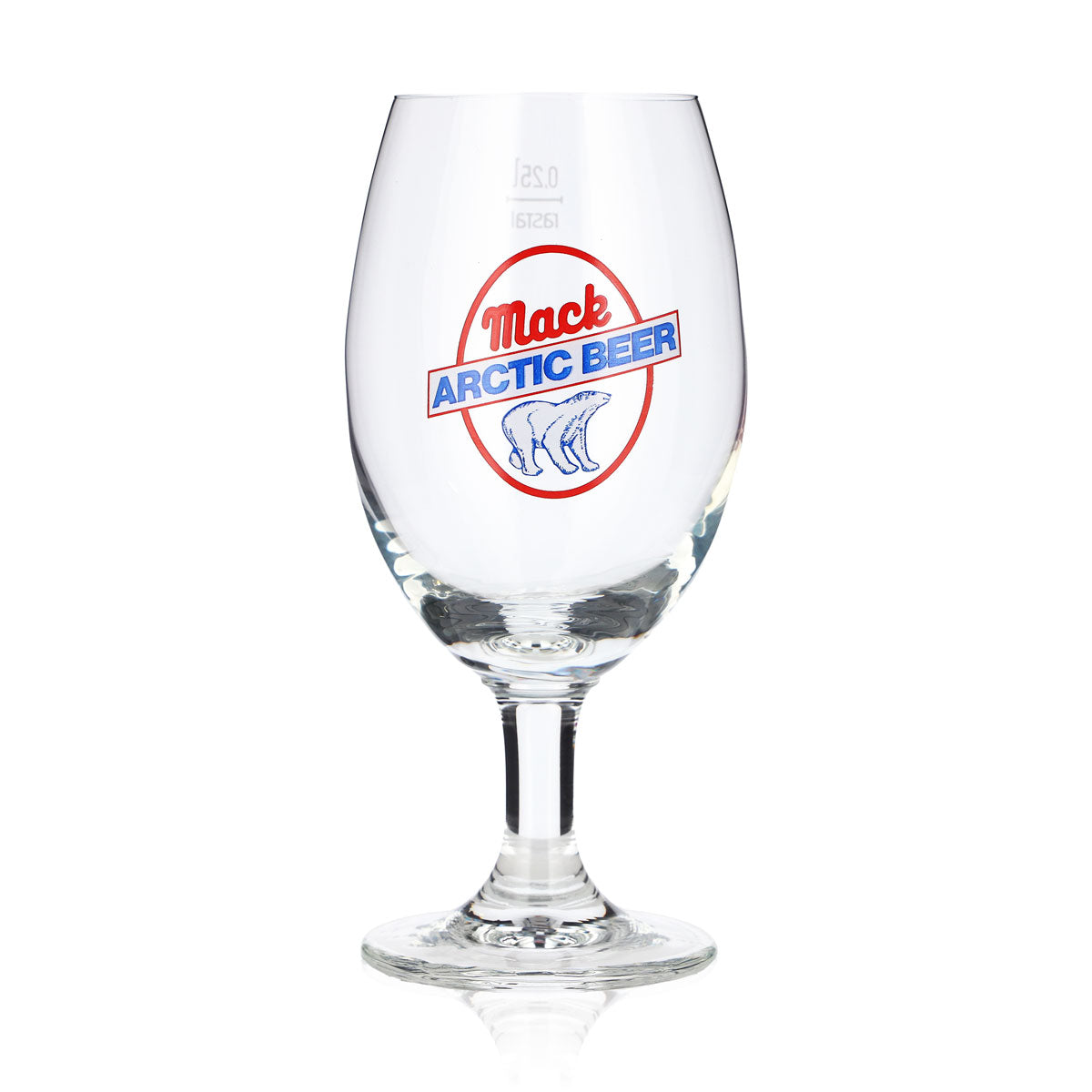 Mack Beer Glass, 0.25 L, "Arctic Beer" Rastal Senator Mug