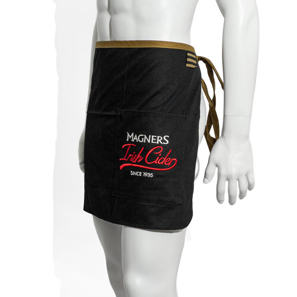 Magners Cider Bistro Apron Waiter's Apron Short Version Black – View 4