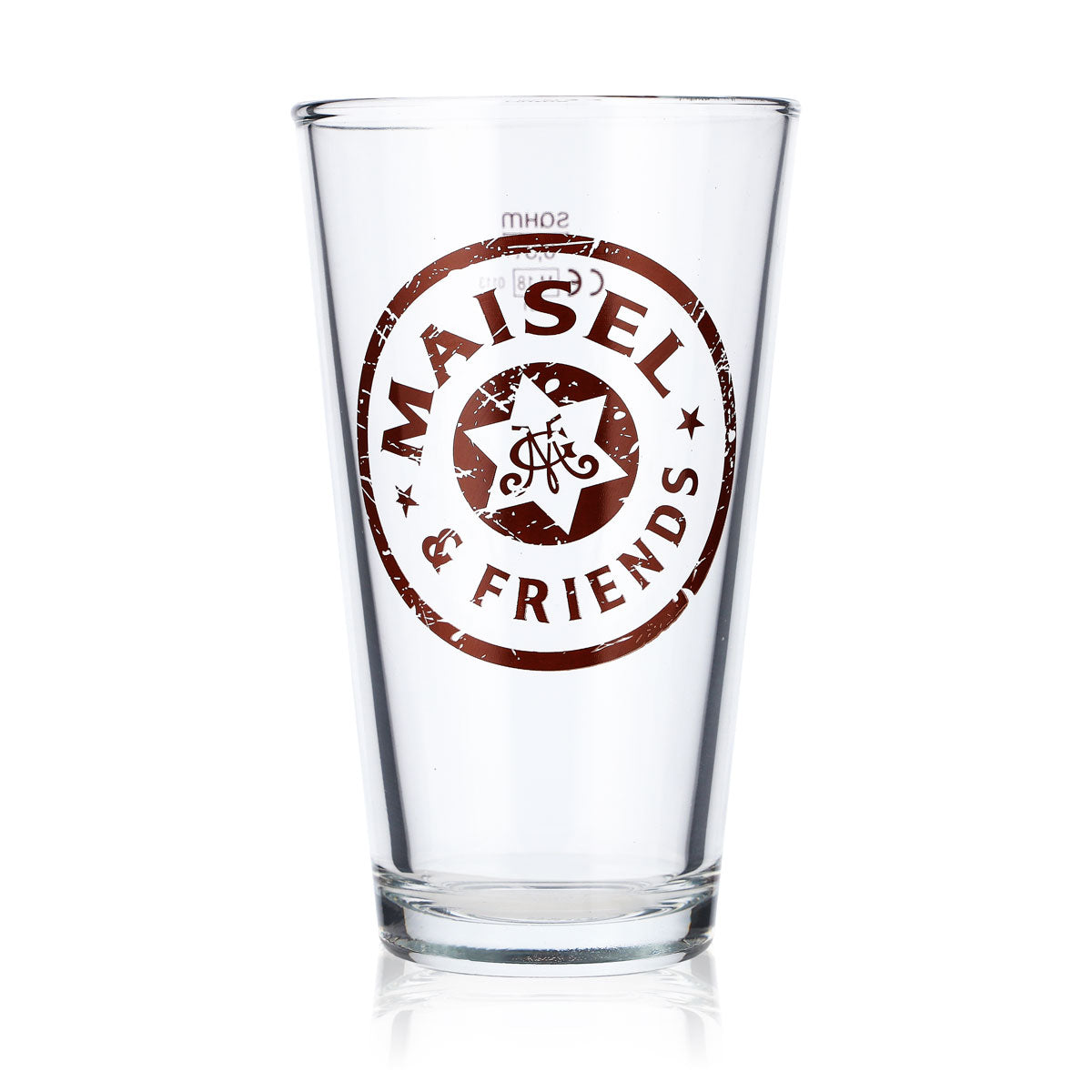 Maisel Weisse beer glasses Glass Willibecher Frankonia 0.3 l brown satin finish – View 2