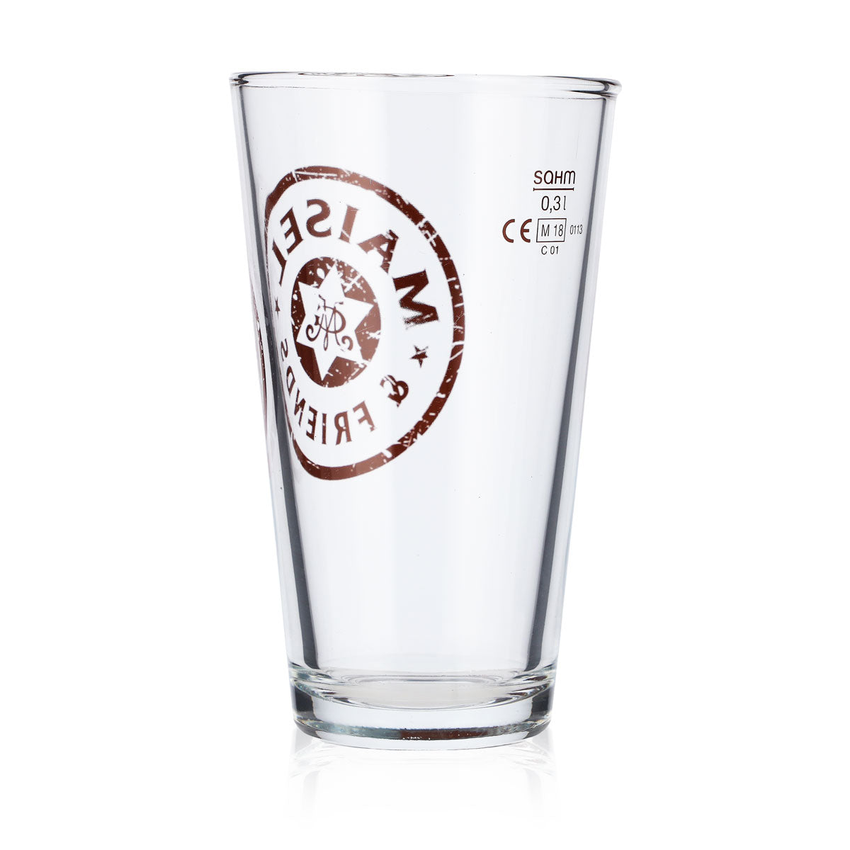 Maisel Weisse beer glasses Glass Willibecher Frankonia 0.3 l brown satin finish – View 4
