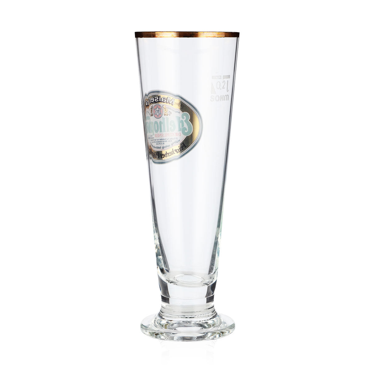 Maisel's Pilsner Beer Glass Beer Mug Beer Glasses 0.2l Sahm with Gold Rim – View 3