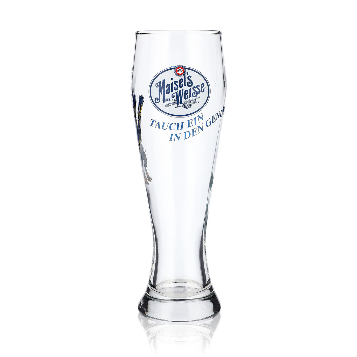 Maisels Weisse Beer Glass 0.5l Wheat Beer Glass "Immerse yourself in the enjoyment" Sahm