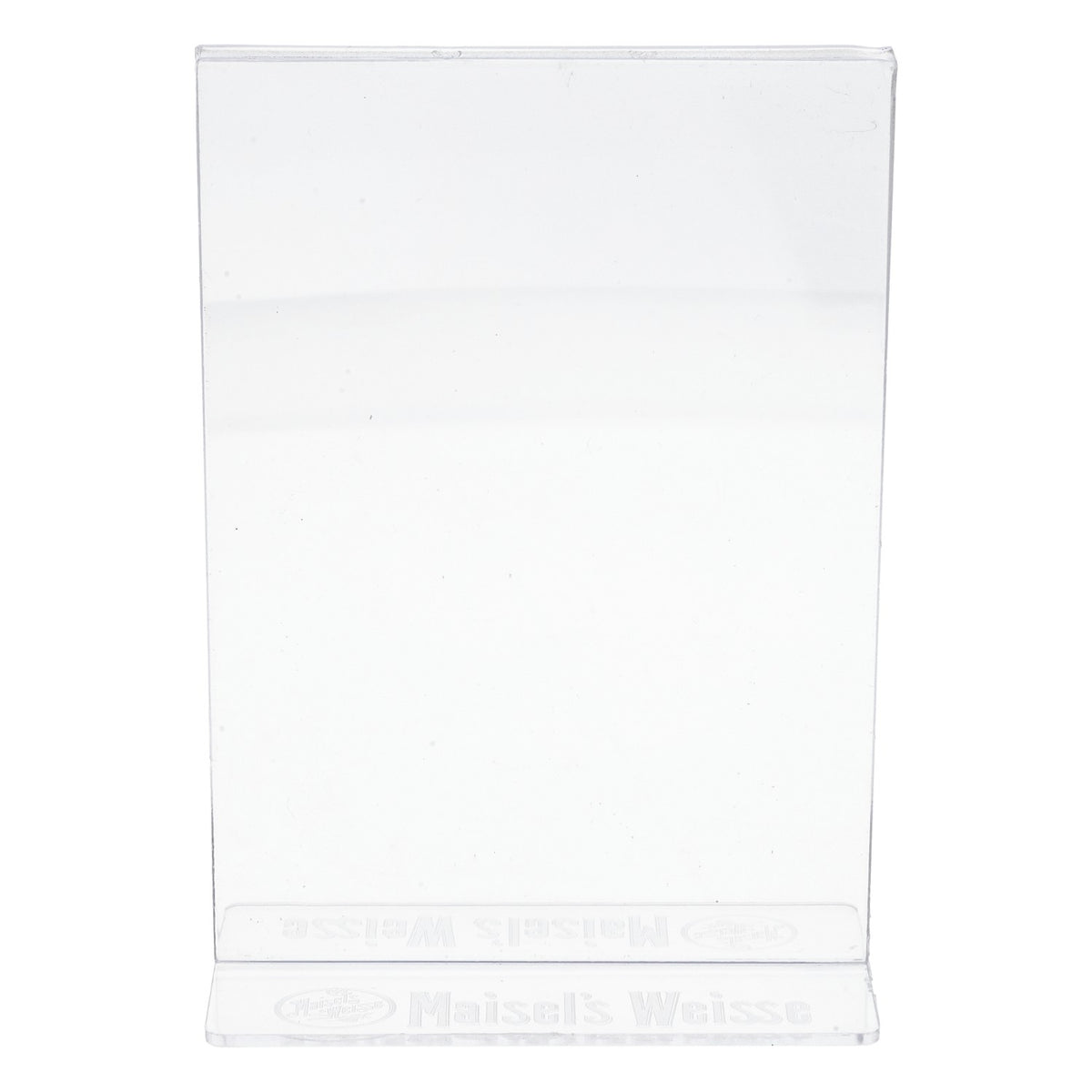 Maisels Weisse Beer Table Display Menu Card Holder Menu Display Transparent – View 2
