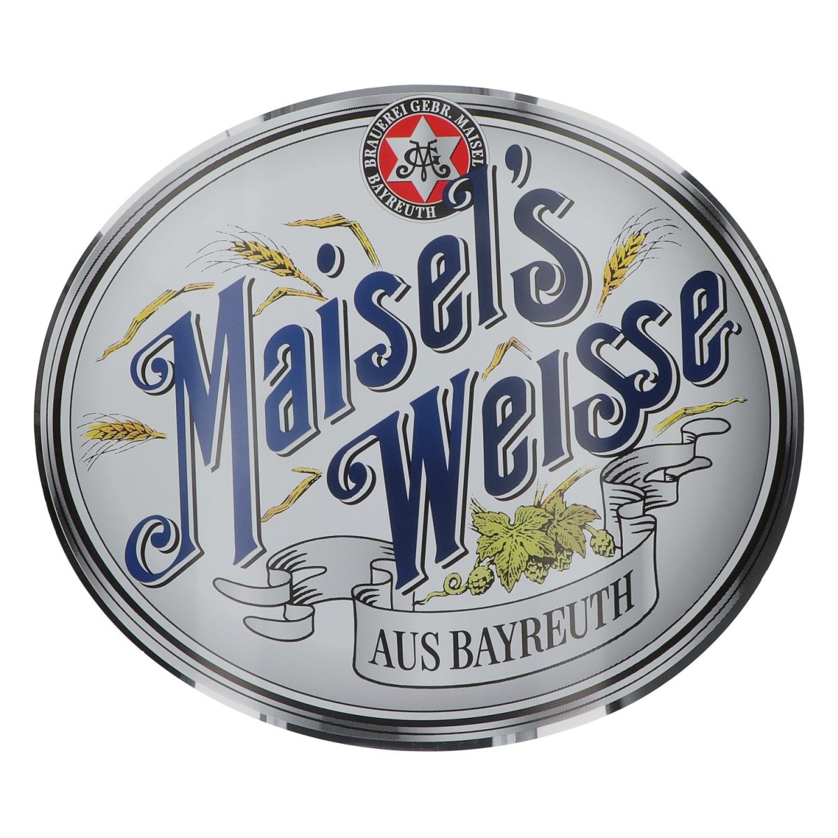 Maisels Weisse tin sign advertising sign advertisement wall decoration hangable brewery