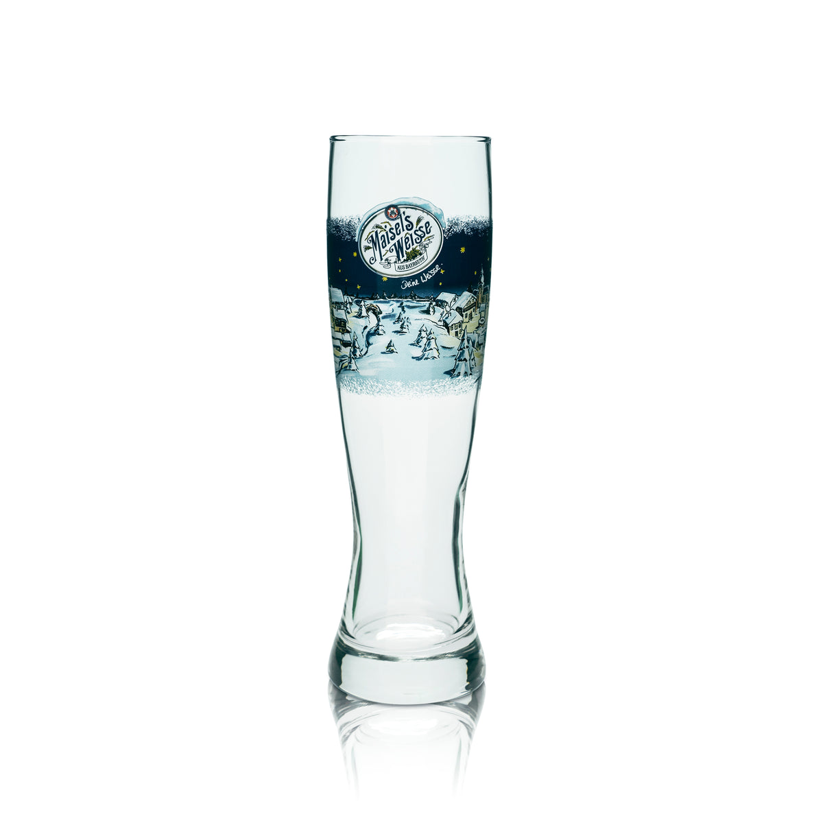 Maisels Weisse wheat beer glass 0.5l Hefeweizen glasses winter special edition gift