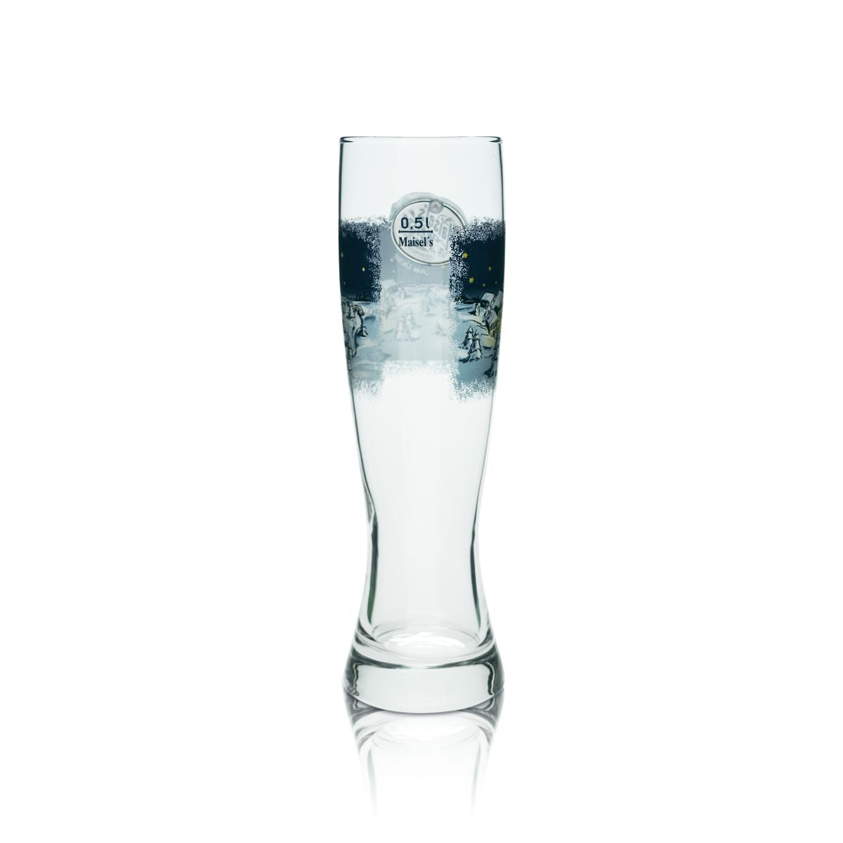 Maisels Weisse wheat beer glass 0.5l Hefeweizen glasses winter special edition gift – View 3