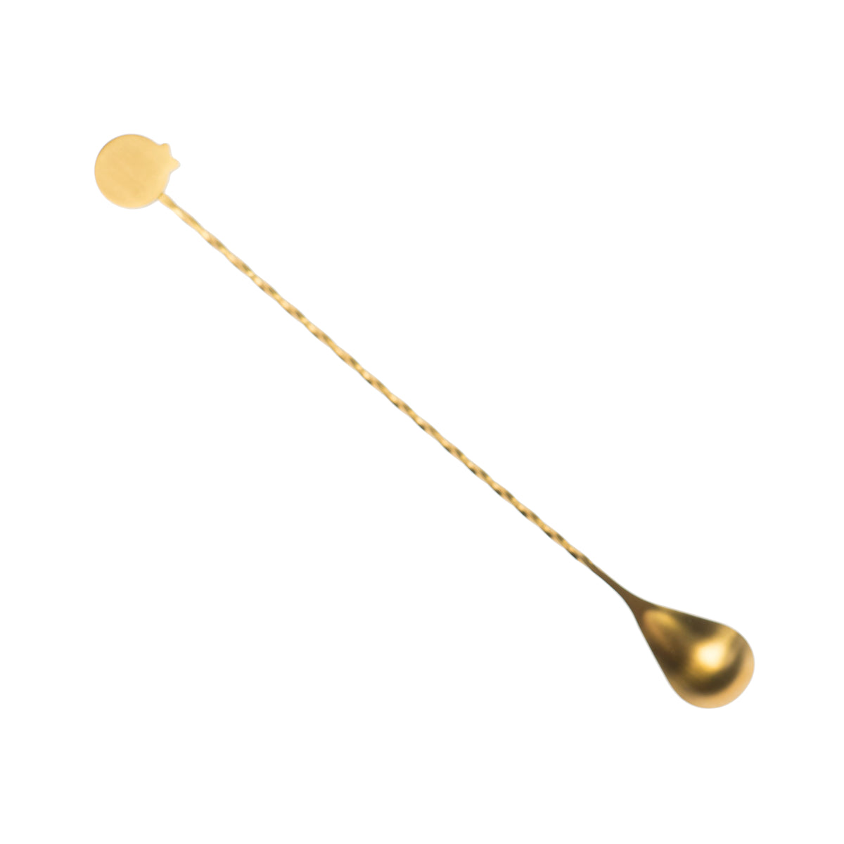 Maker's Mark Stirrer Bar Spoon Gold Twisted S IV Cocktail Mixing Spoon Stirring Spoon – View 2