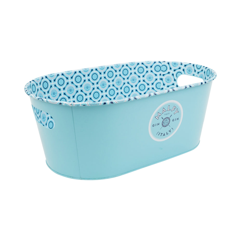 Malfy Gin Bottle Cooler Ice Cube Container Tub Light Blue 41x25x15cm